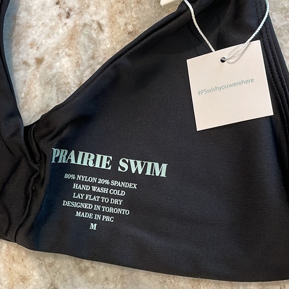 PRAIRIE SWIM MUSKOKA BIKINI TOP - BLACK - Picture 5 of 7